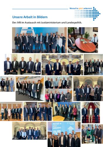 Der JVB im Austausch mit Justizministerium und Landespolitik
